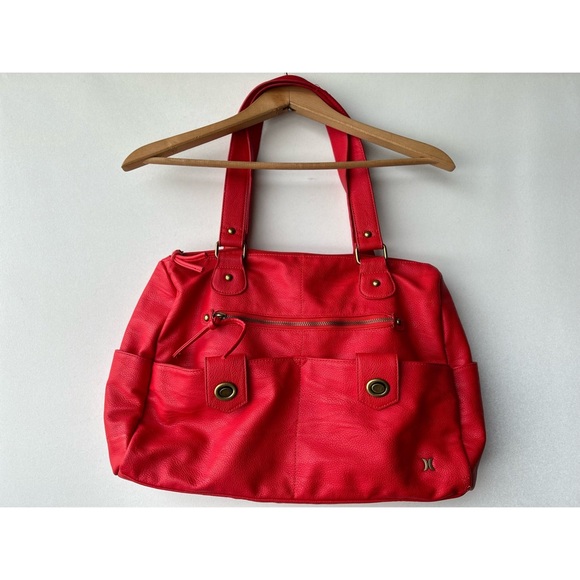 Hurley Handbags - Hurley | Cherry red weekender duffel bag